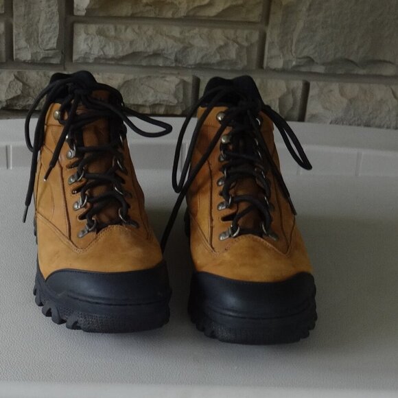 Reebok men's size 13, hiking boots, leather upper, lace up, rubber bottoms, VGC - Picture 10 of 15